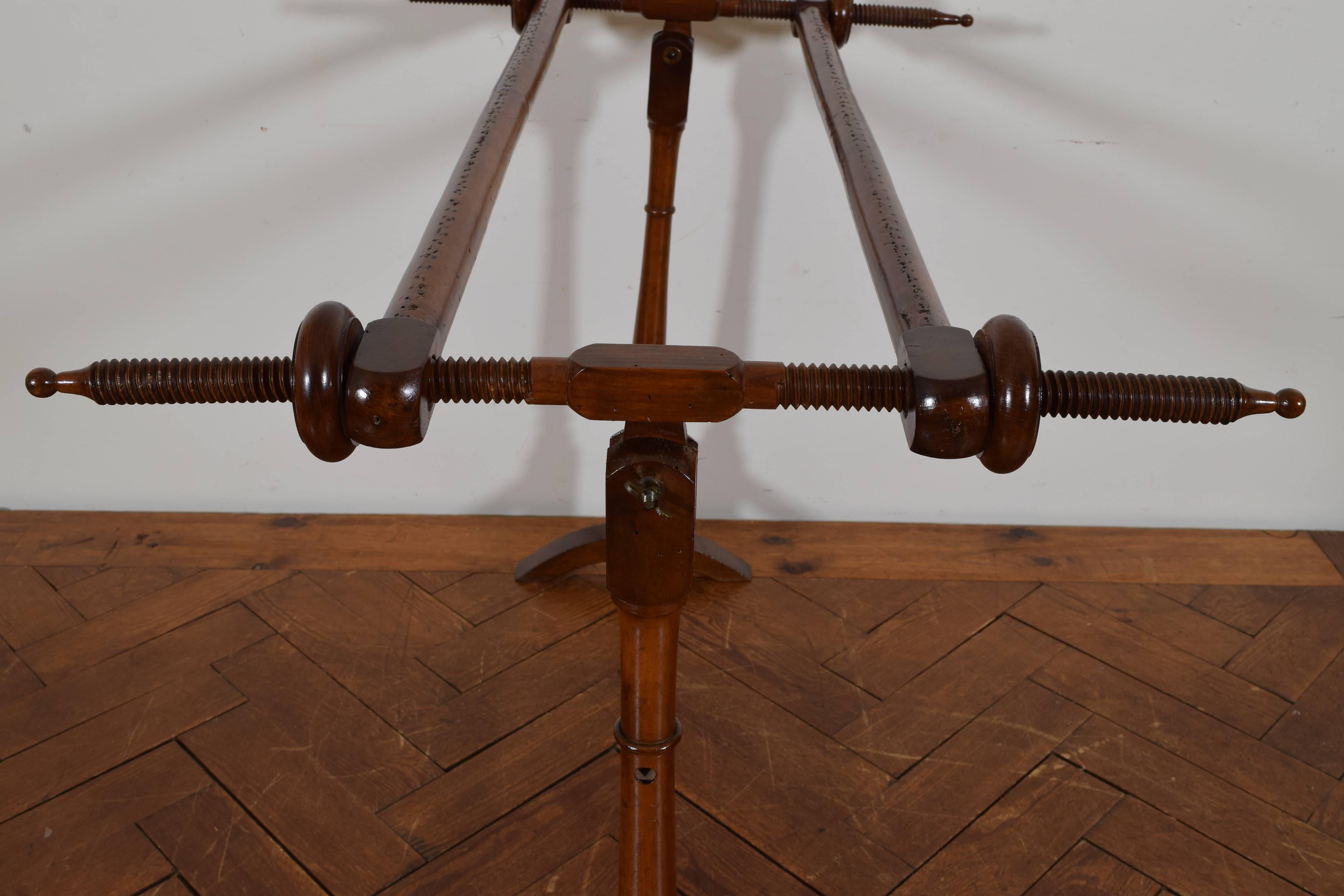  French Louis Philippe Walnut Metier a Broder, or Loom, circa 1840 1