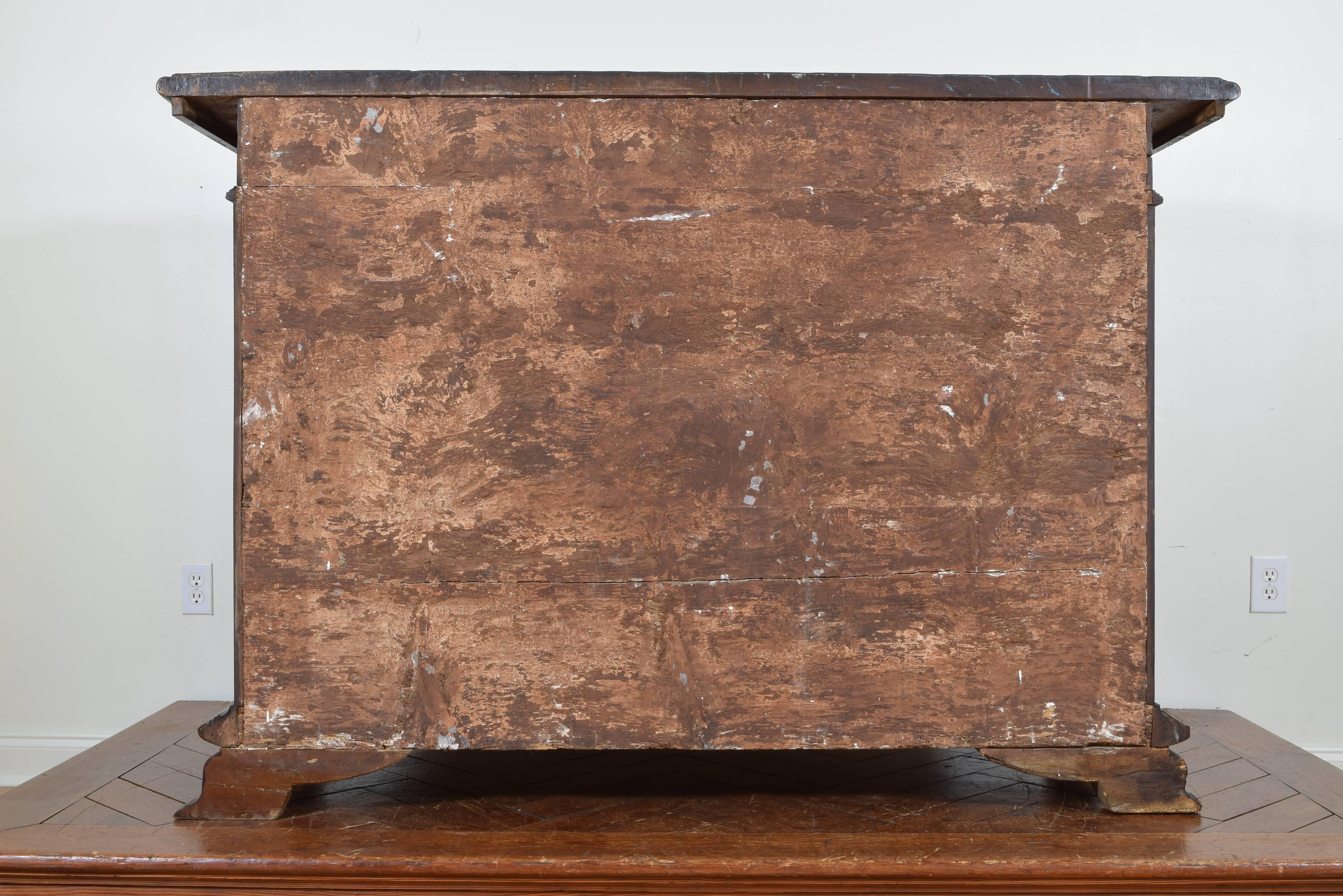 Italian Baroque Style Carved Walnut Credenza, 18th Century and Later 5