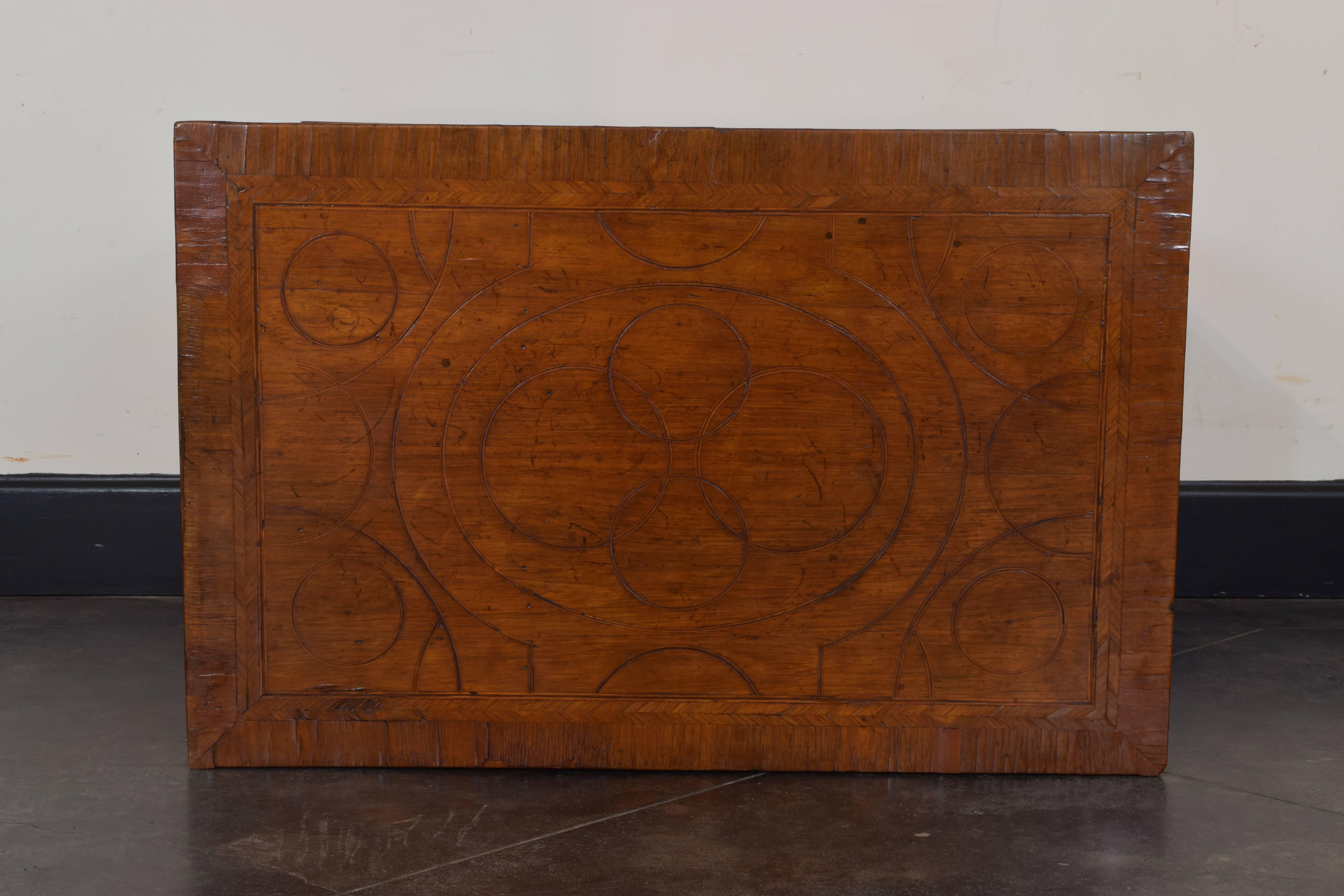 Dutch Early 18th Century Walnut and Band Inlaid Cabinet on Stand 6
