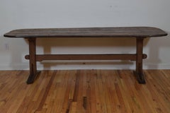 Belgian Pinewood and Painted Dining Table, 19th Century