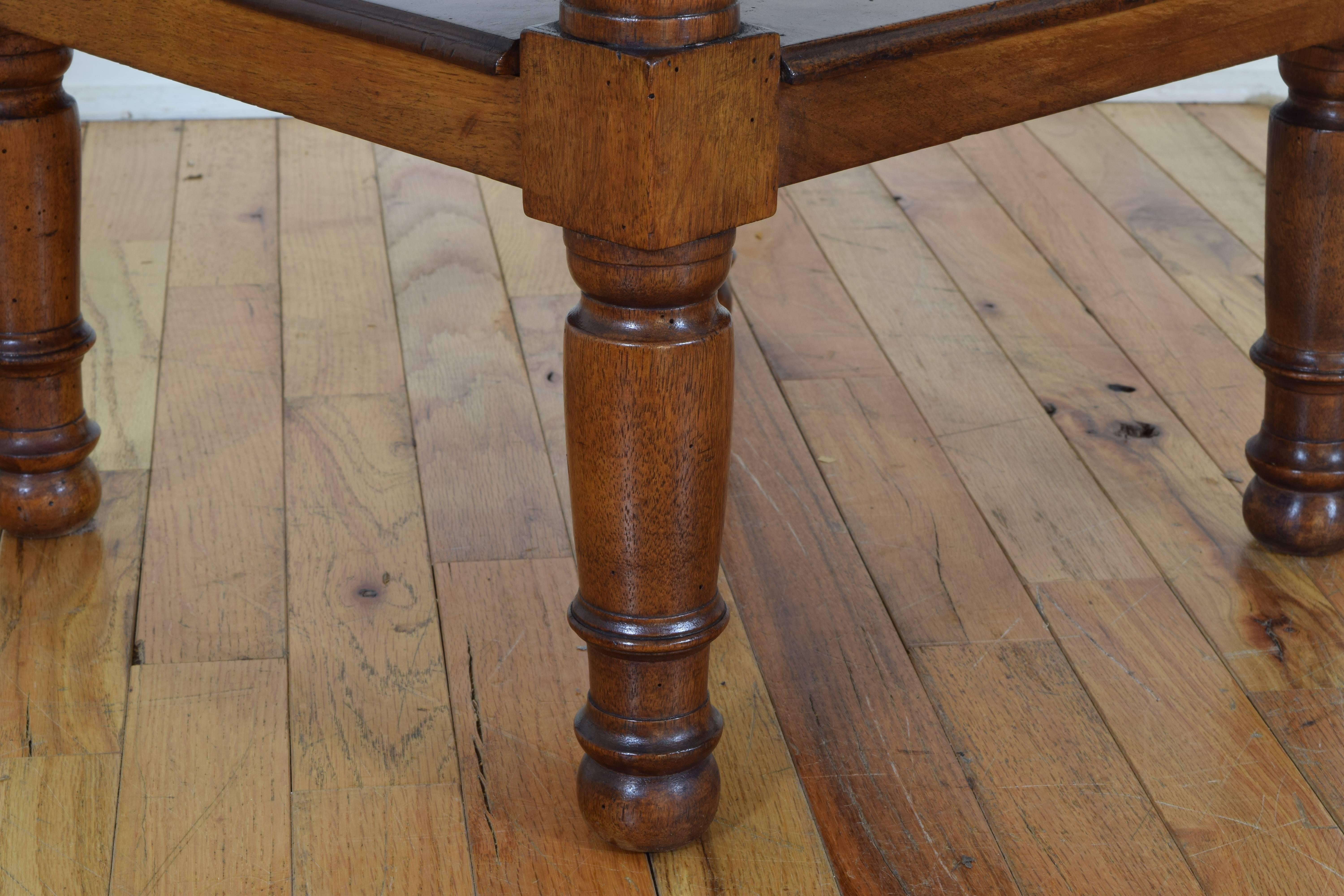 French Walnut Louis Philippe Two Tier Side Table, ca. 1840 3