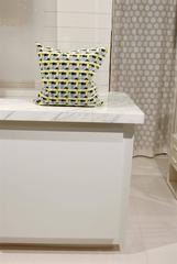 Geometric Yellow Pillow