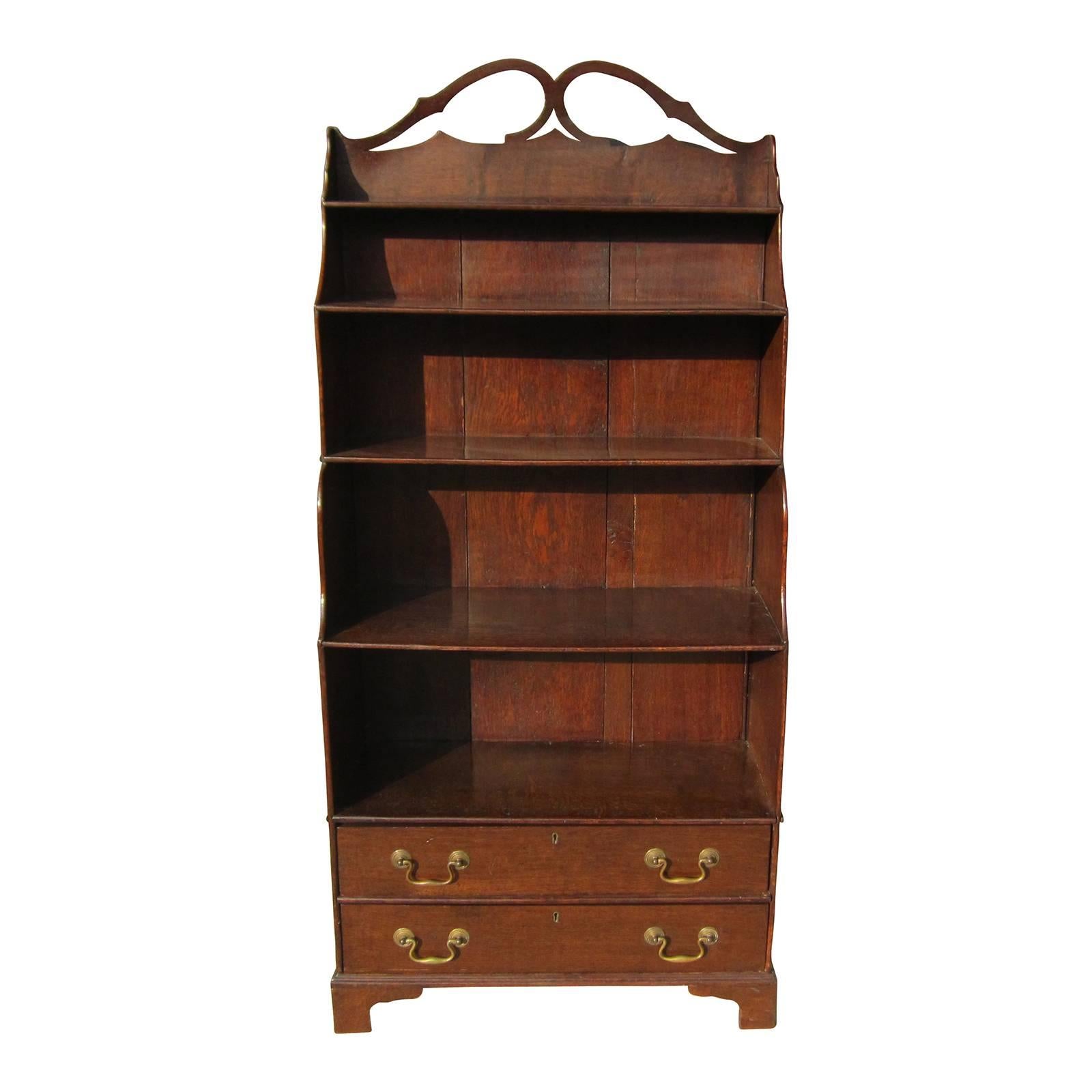 19th Century English Oak Bookcase, Great Scale