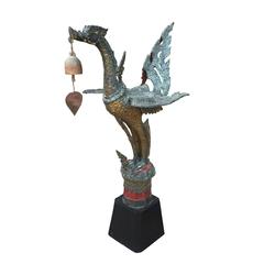 Antique 19th Century Bronze Garuda