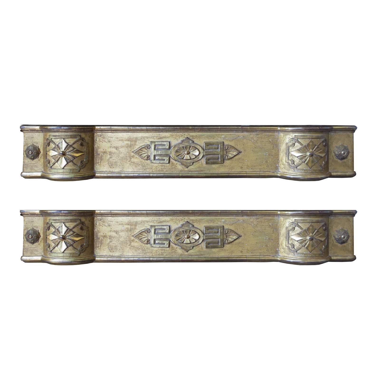Pair of 19th Century Giltwood Architectural Elements For Sale