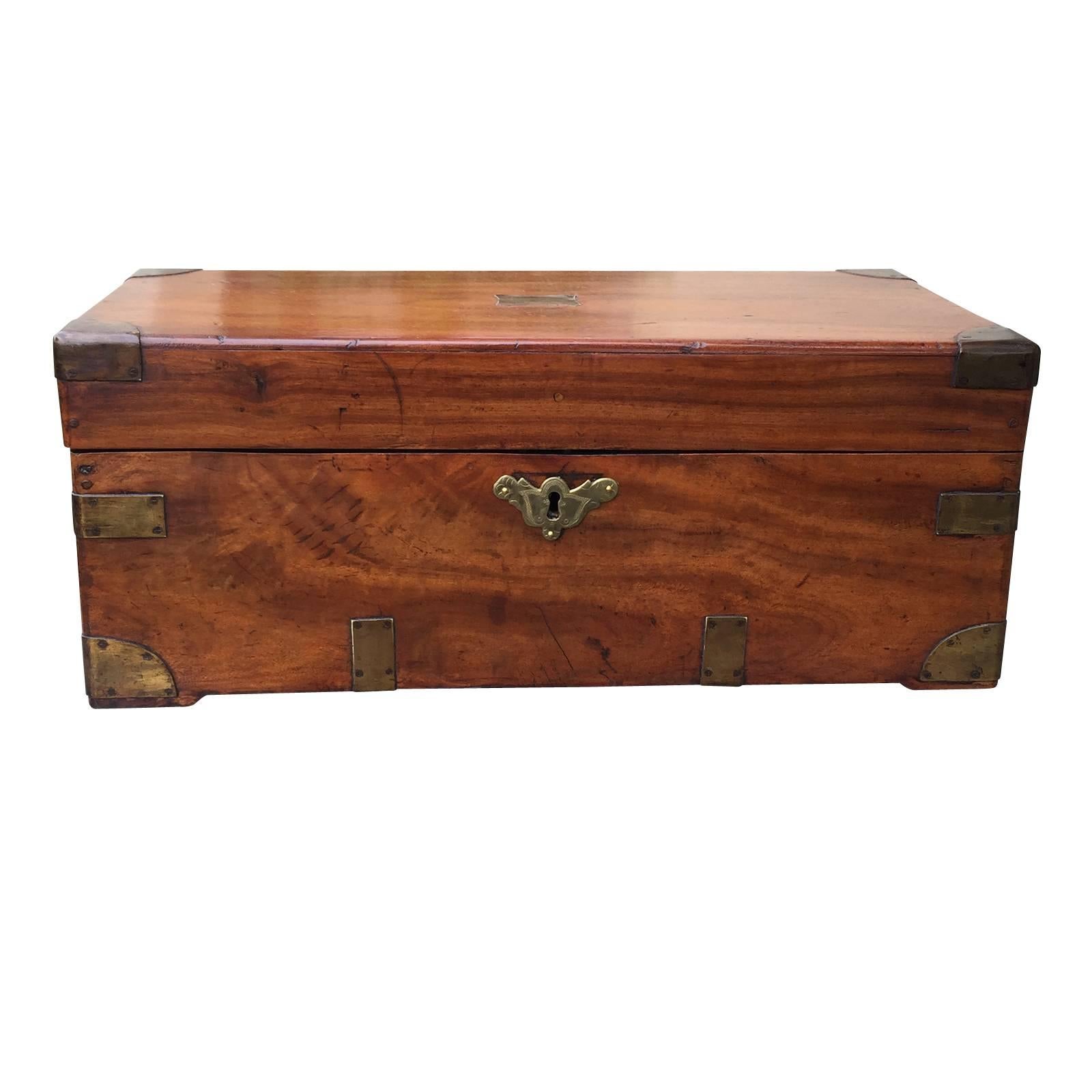 Early 19th Century Small Camphor Wood Trunk