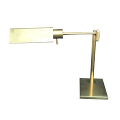 Mid-20th Century Brass Marked Fredrick Cooper Desk Lamp, circa 1970s