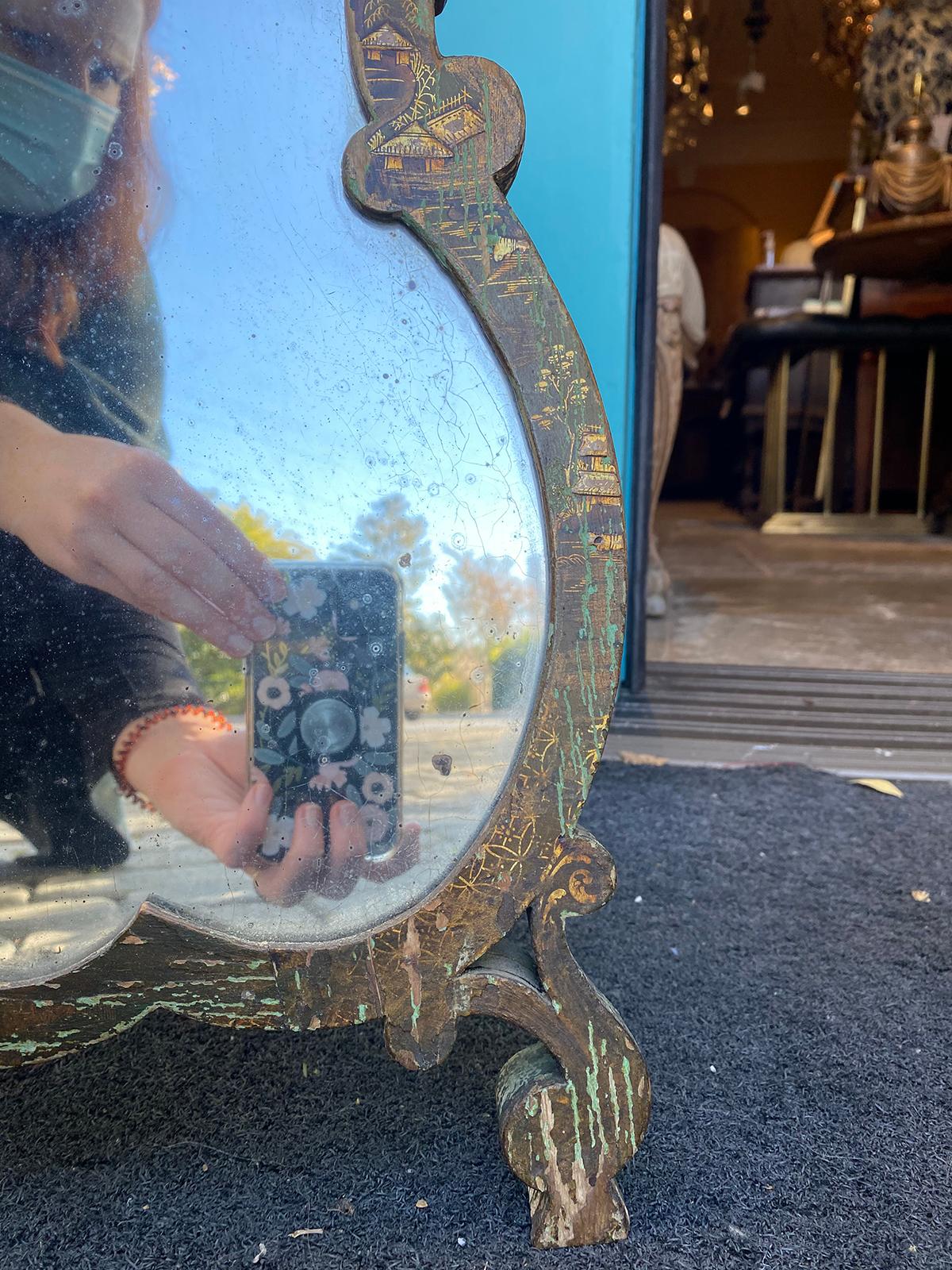 18th Century English Chinoiserie Dressing Table Mirror 4