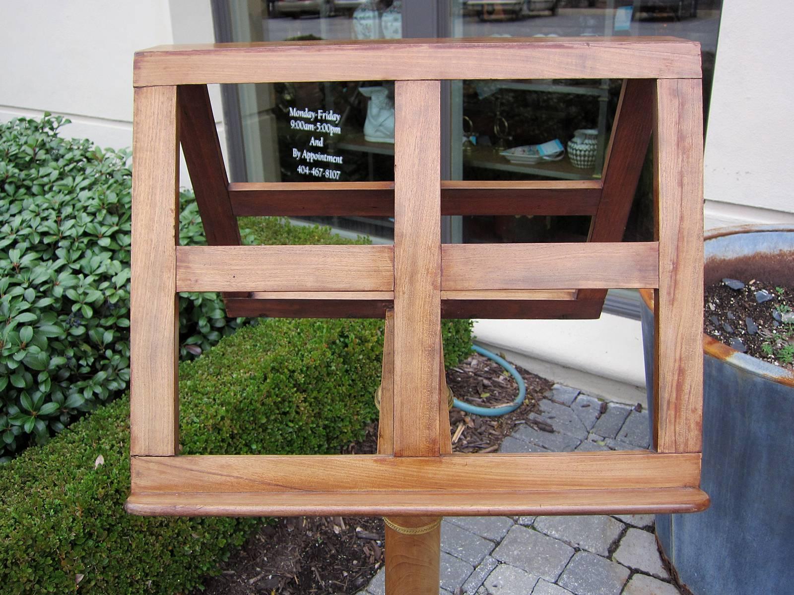 19th Century Empire Style Music Stand on Three Feet 1