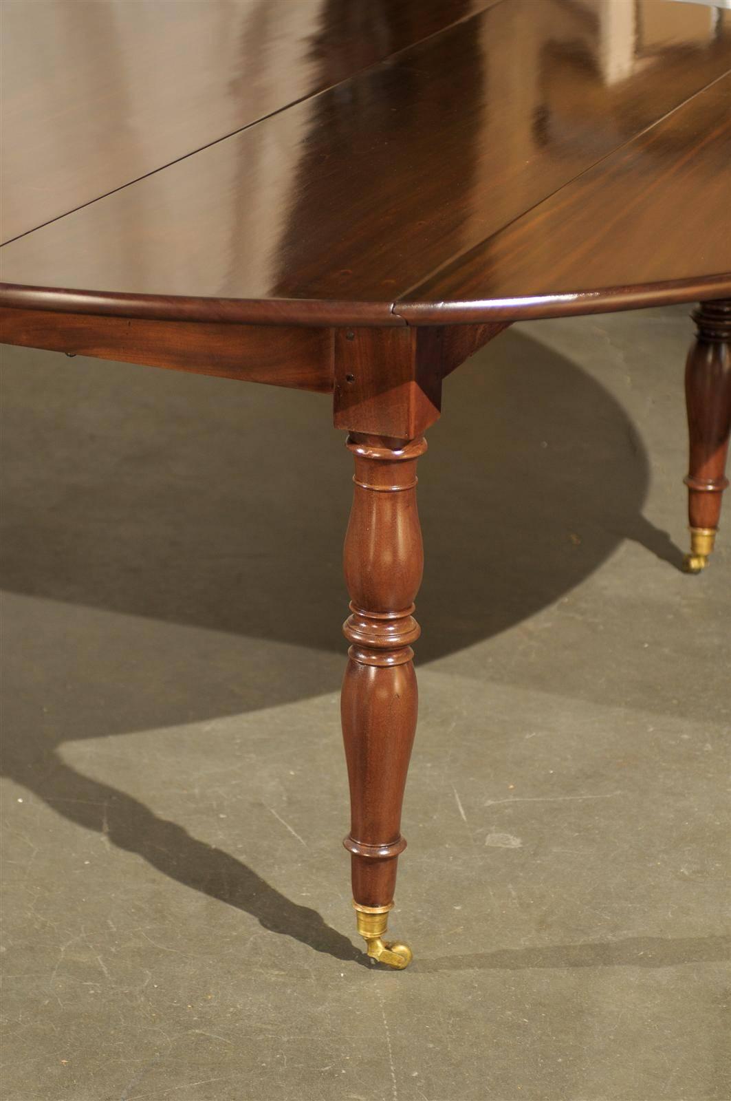 19th CenturyFrench Mahogany Dining Table 7