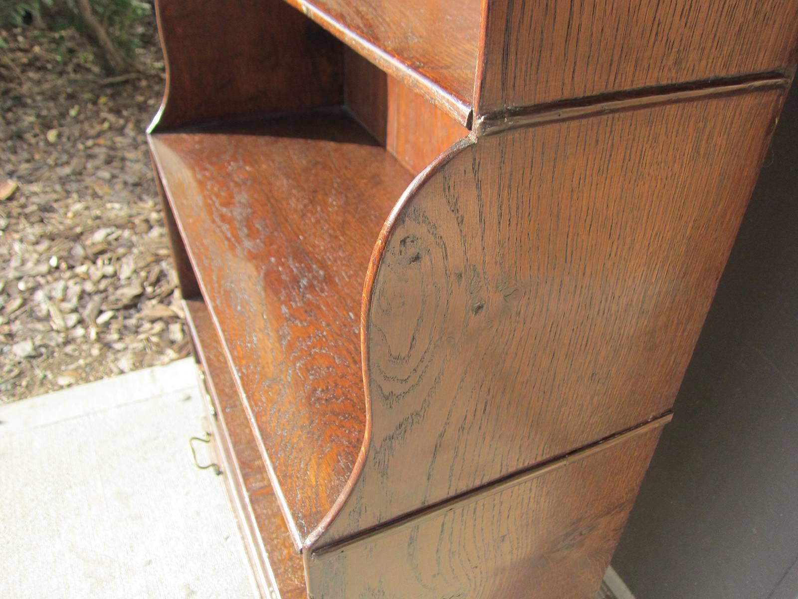 19th Century English Oak Bookcase, Great Scale 2