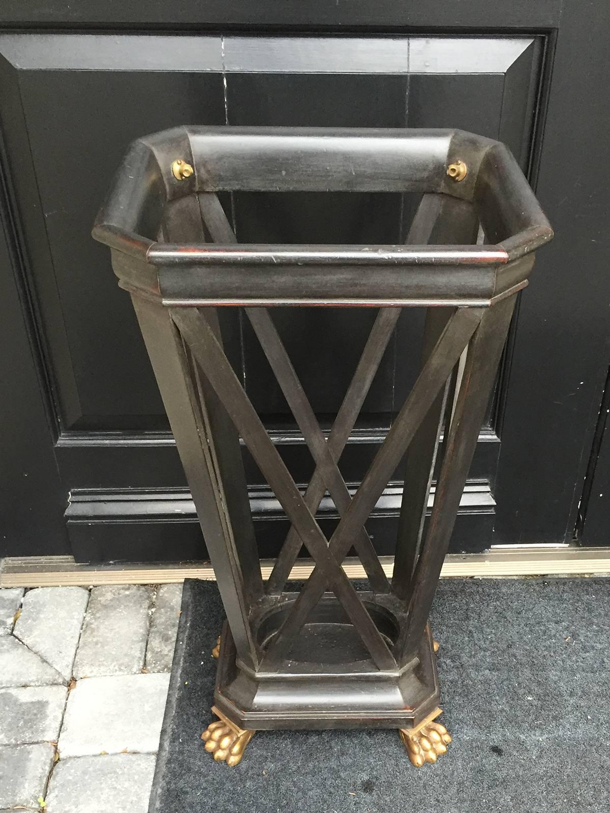 20th Century Regency Style Umbrella Stand In Excellent Condition In Atlanta, GA