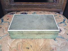 1930s English Shagreen & Ivory Art Deco Box