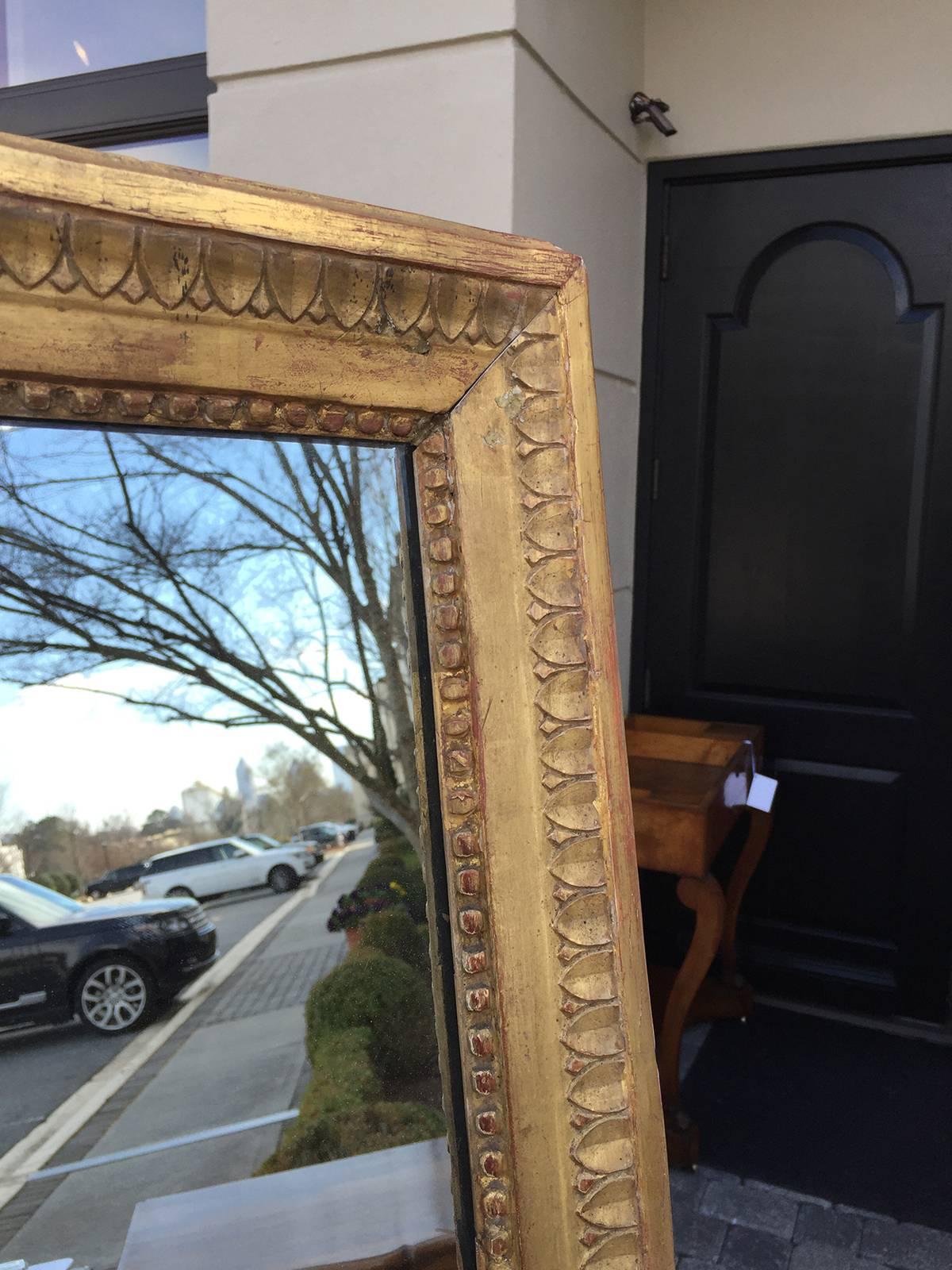 Large 19th Century French Giltwood Mirror 2