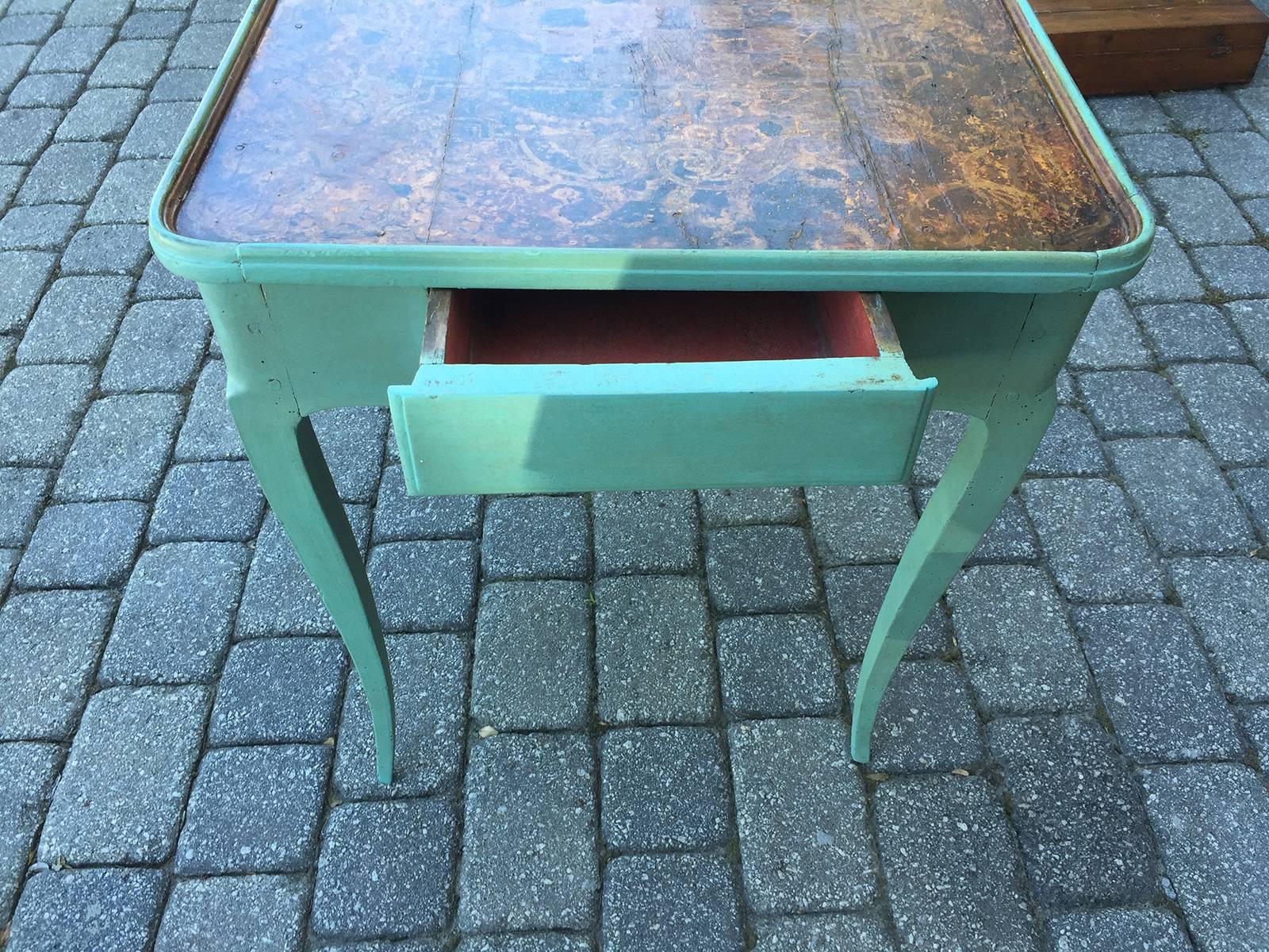 18th Century Painted French Table For Sale 1