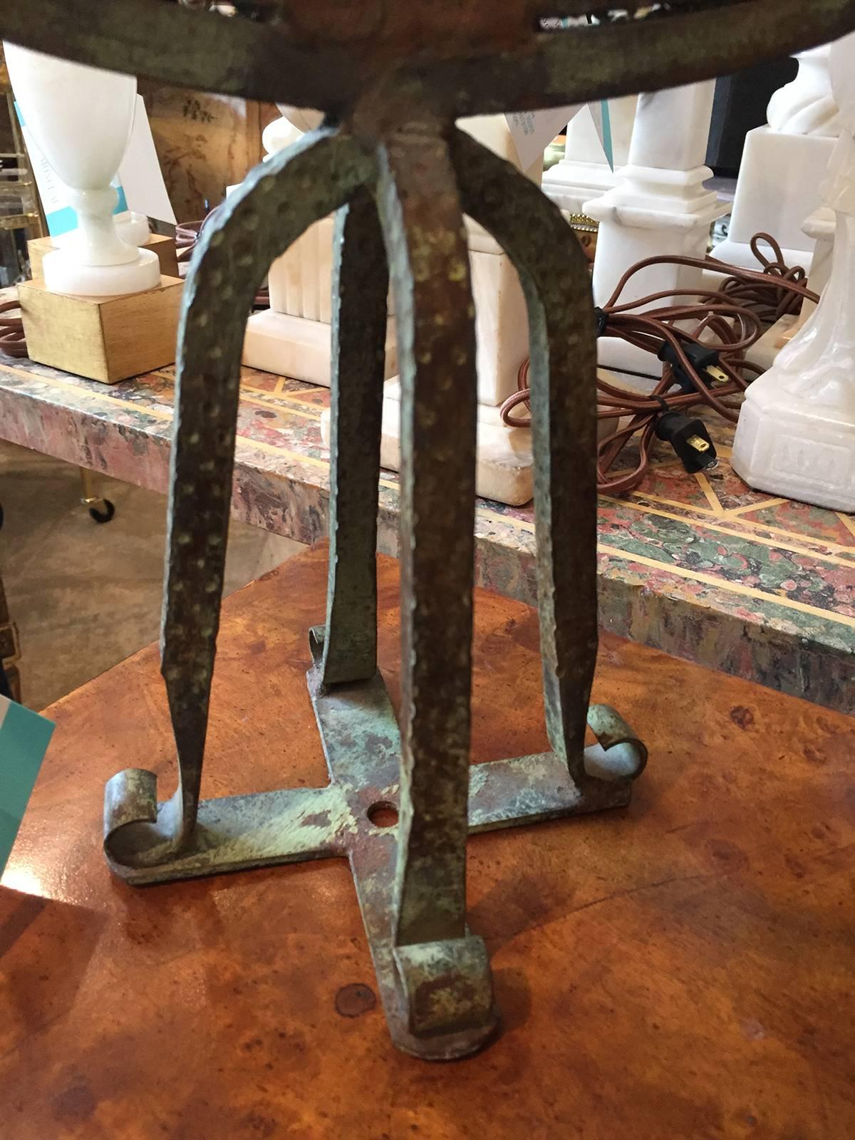 20th Century Large Iron Armillary, Incredible Form 1