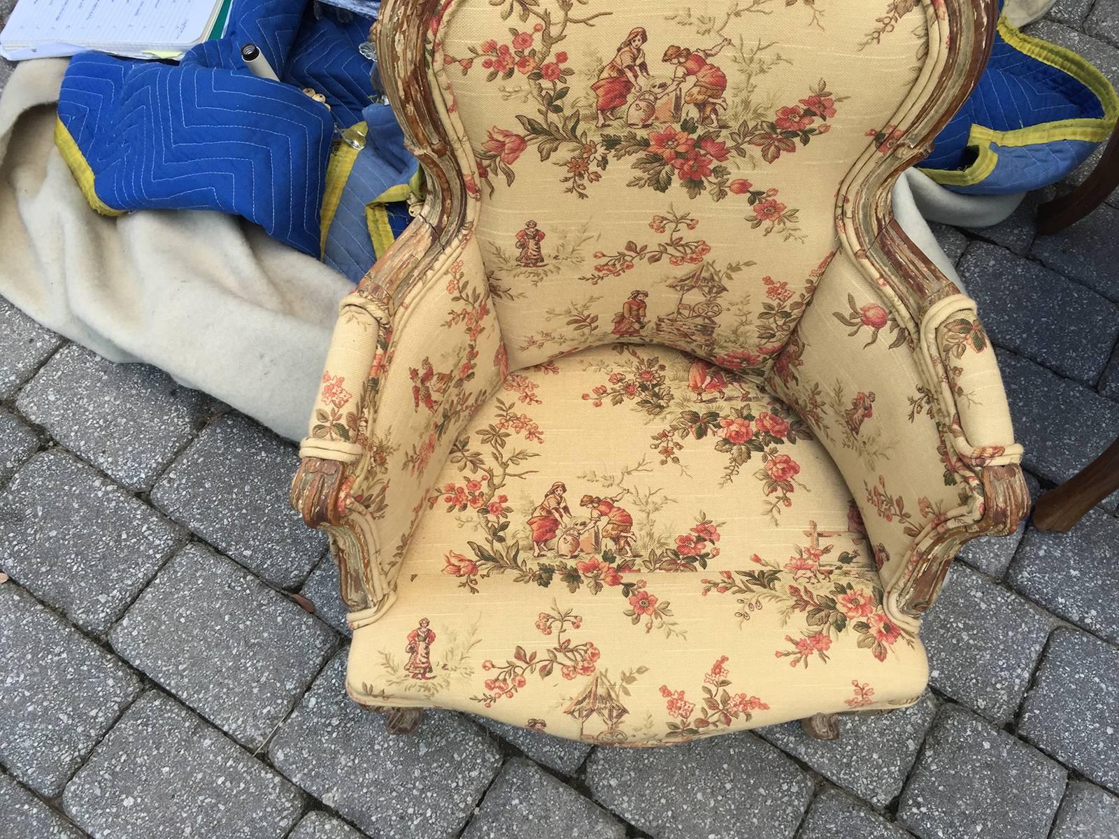 18th Century Louis XV Childs Chair In Excellent Condition In Atlanta, GA