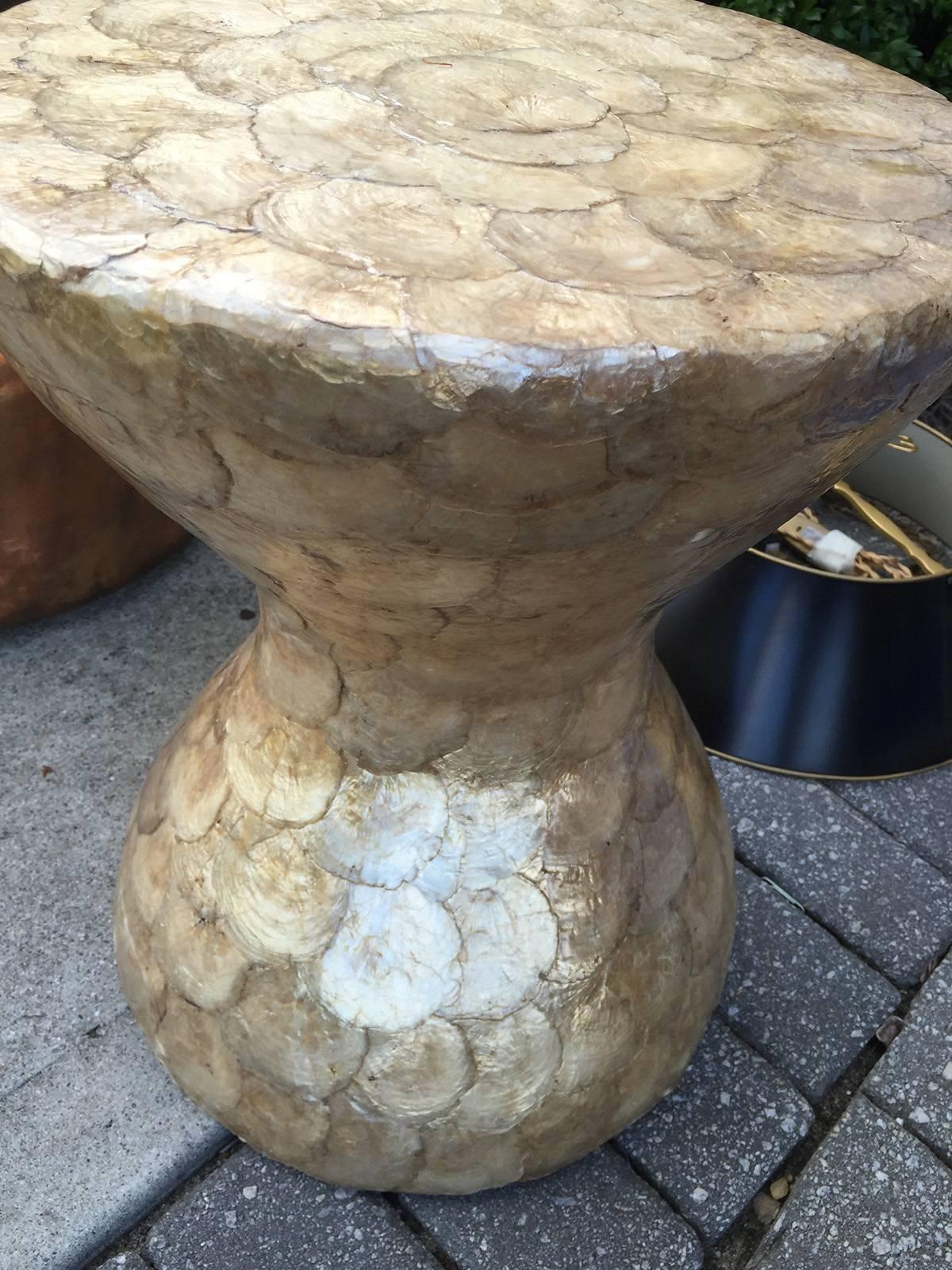 Capiz Shell Small Table, circa 1960s 2