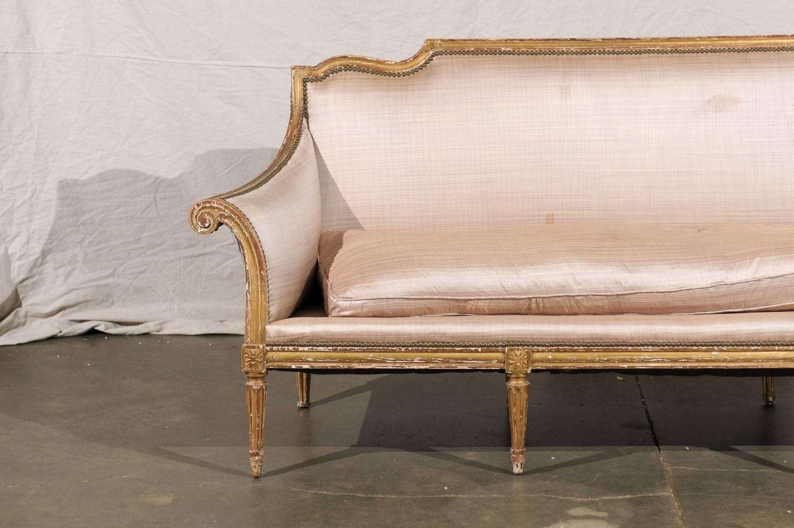 20th Century Louis XVI Style Settee in the Style of Maison Jansen In Good Condition In Atlanta, GA