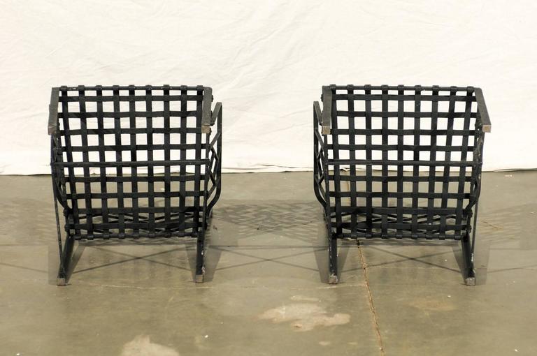 Pair Of Early 20th Century Chinese Chippendale Garden Chairs For
