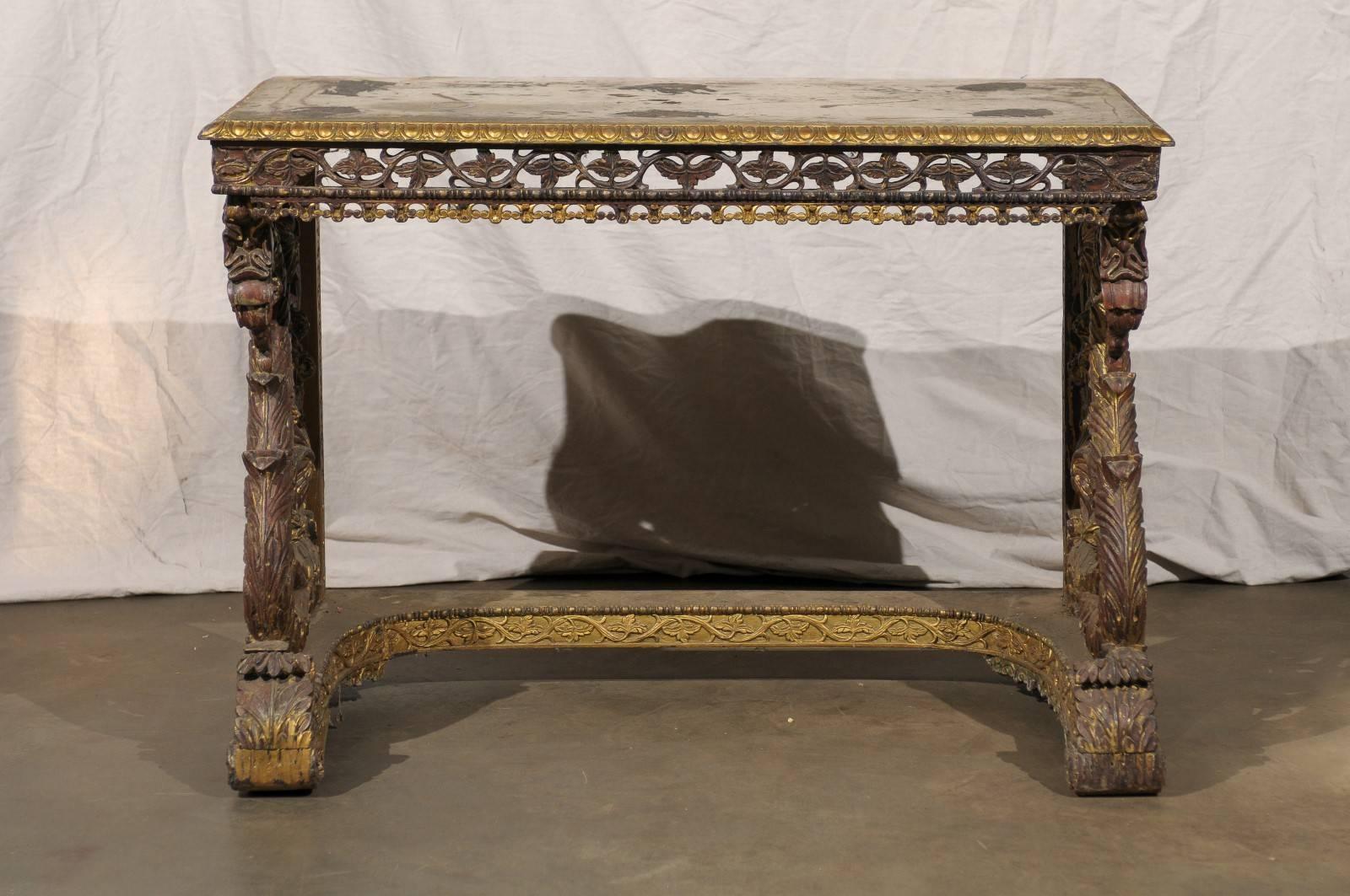 Wonderful William IV Anglo-Indian serving table, circa 1830.