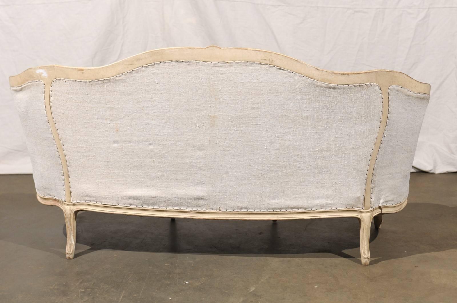 19th Century Antique Louis XV Style French Sofa In Excellent Condition In Atlanta, GA