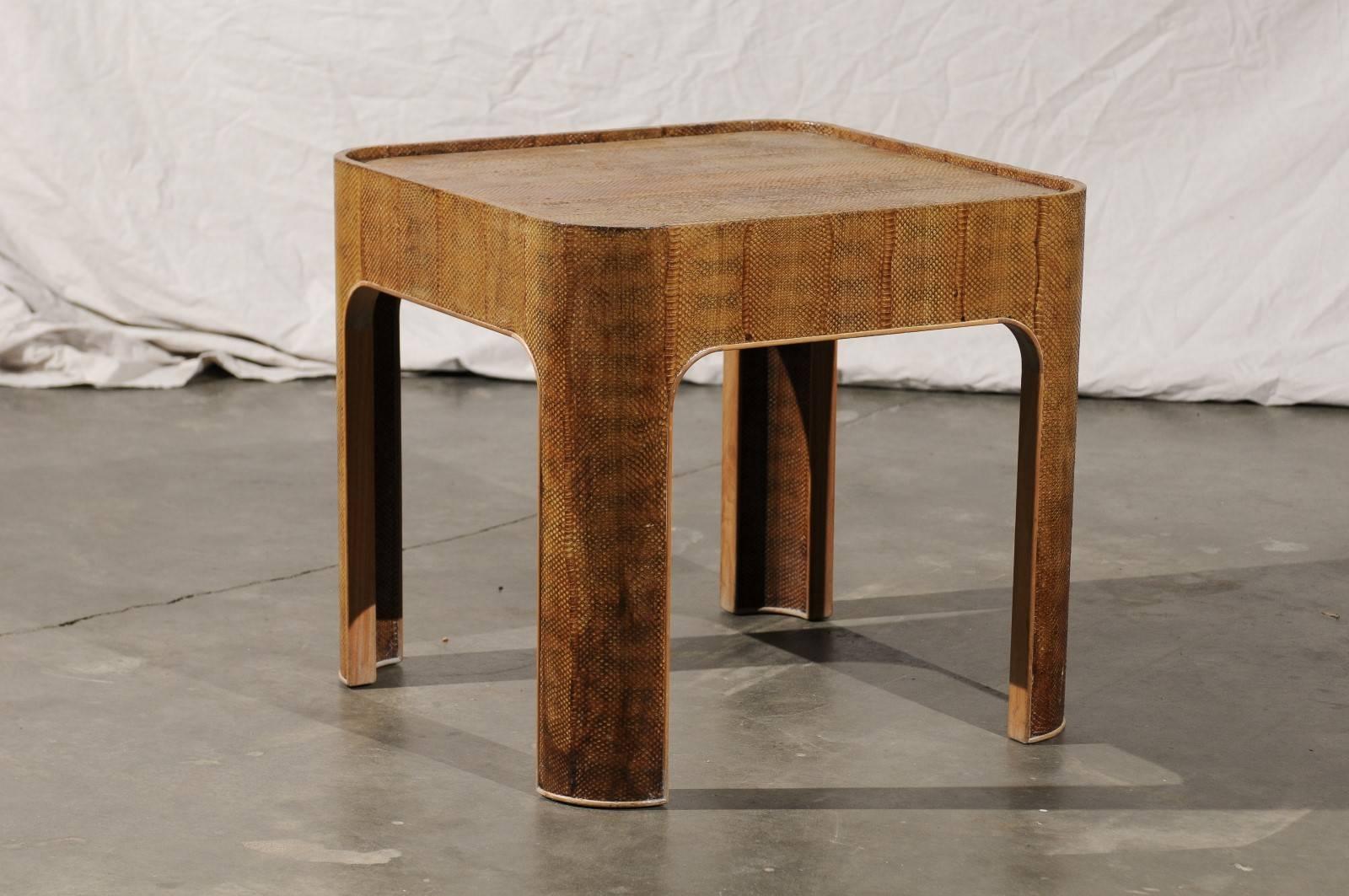 Python table, in the style of Karl Springer, circa 1970.