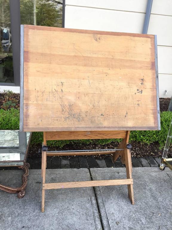 MidCentury Anco Bilt Drafting Table, Glendale New York at 1stDibs