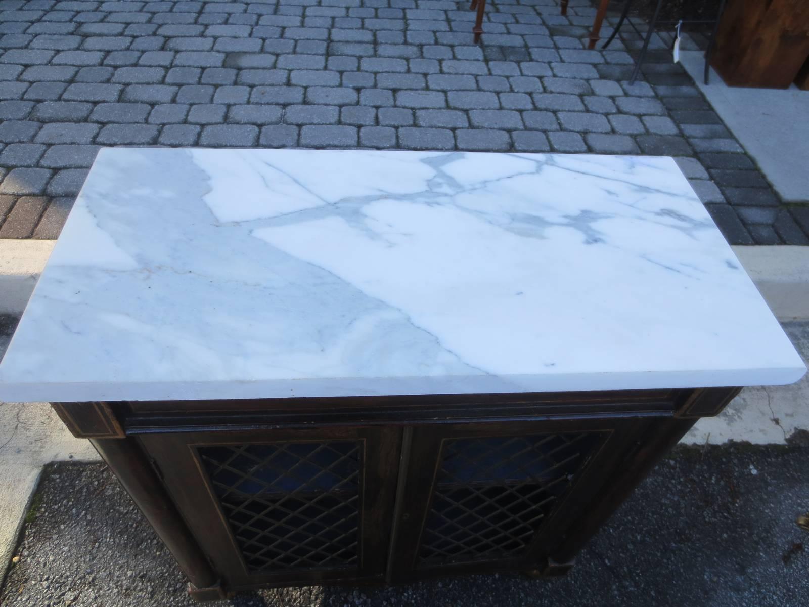 19th century Regency grain painted Chiffonier.