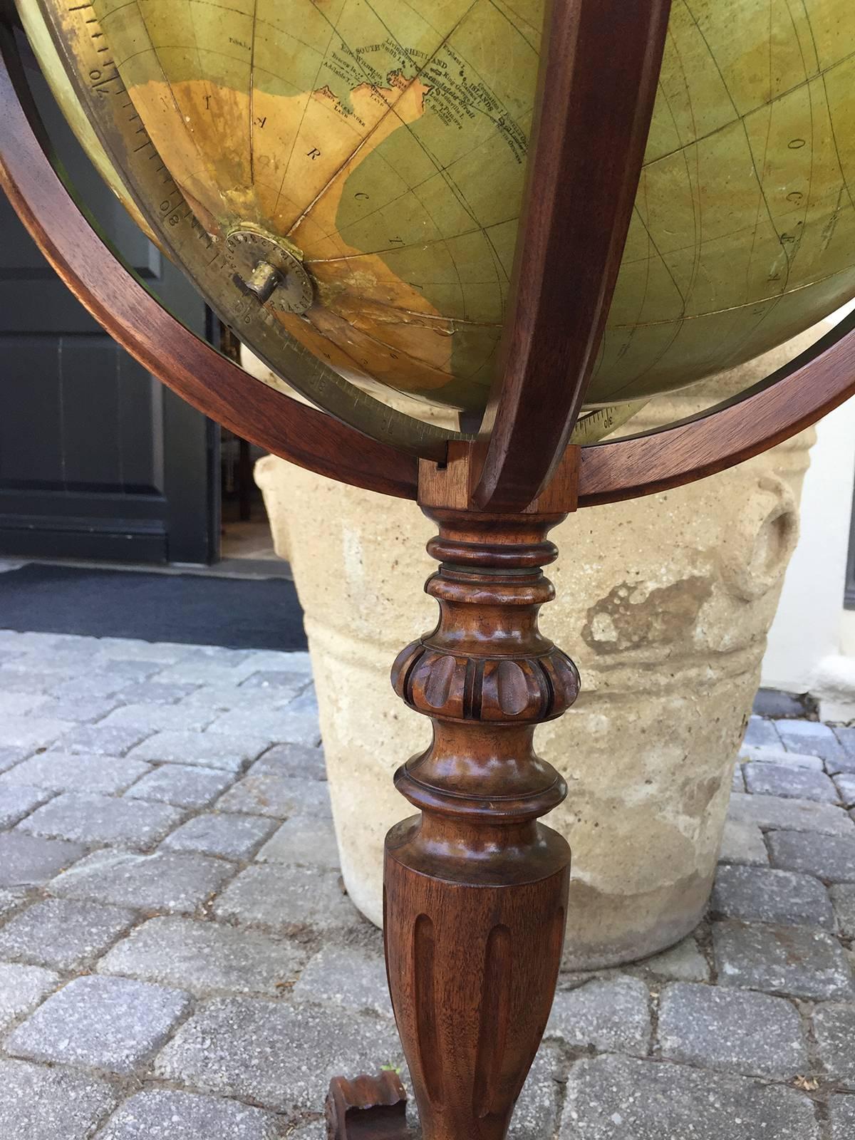 rand mcnally globe vintage