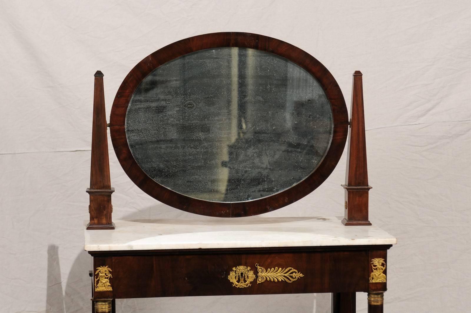 white dressing table mirror