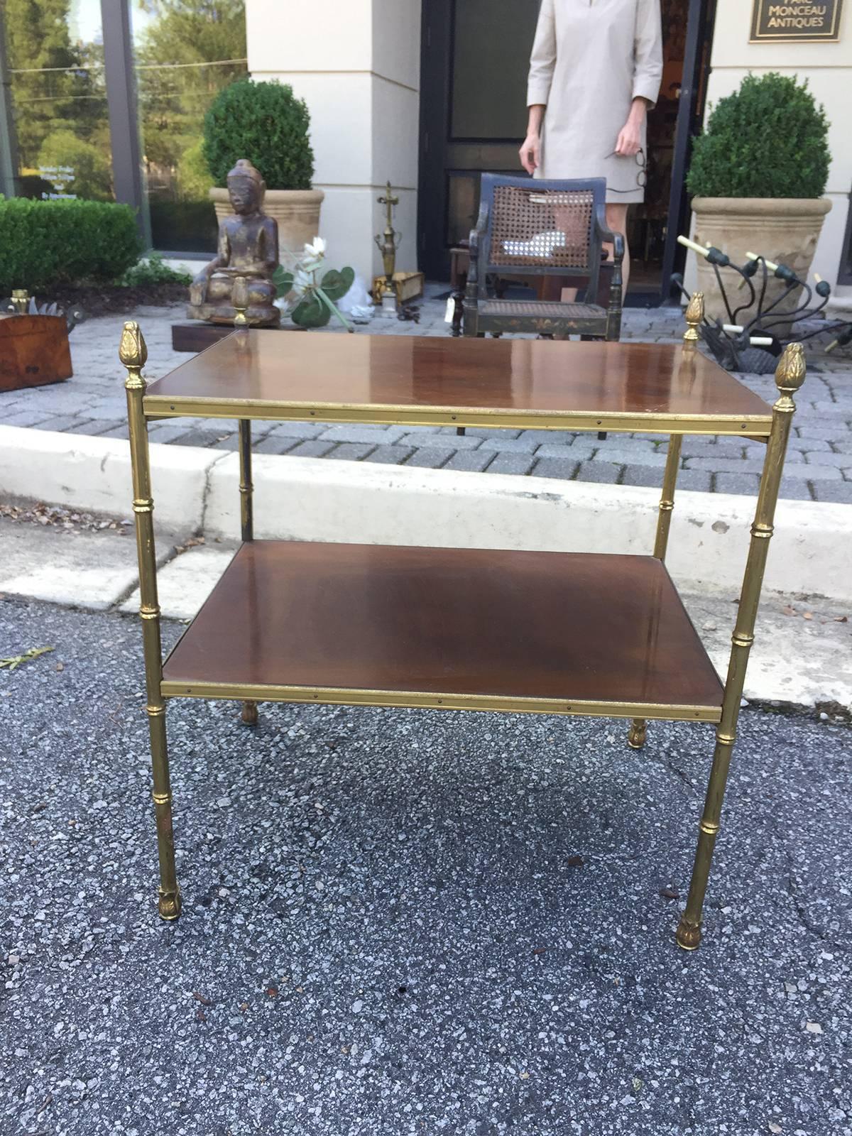 Pair of 20th Century Smith & Watson Brass Side Tables 3