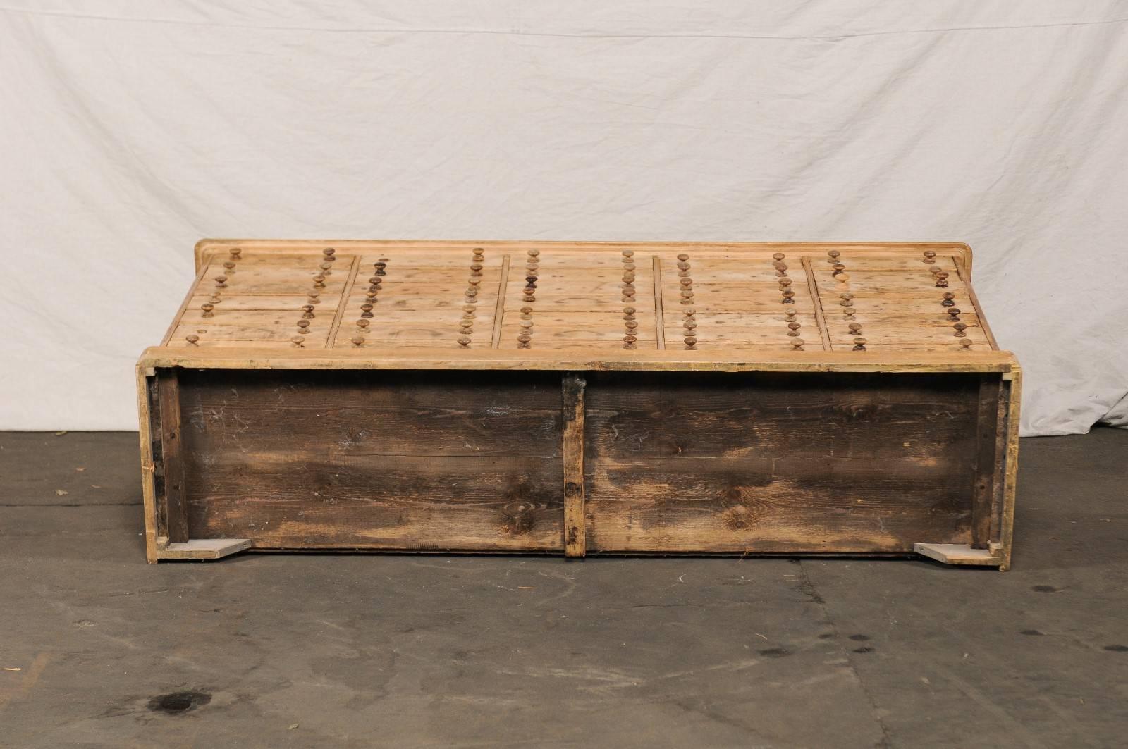 Large 19th Century French 35-Drawer Pine Apothecary 7