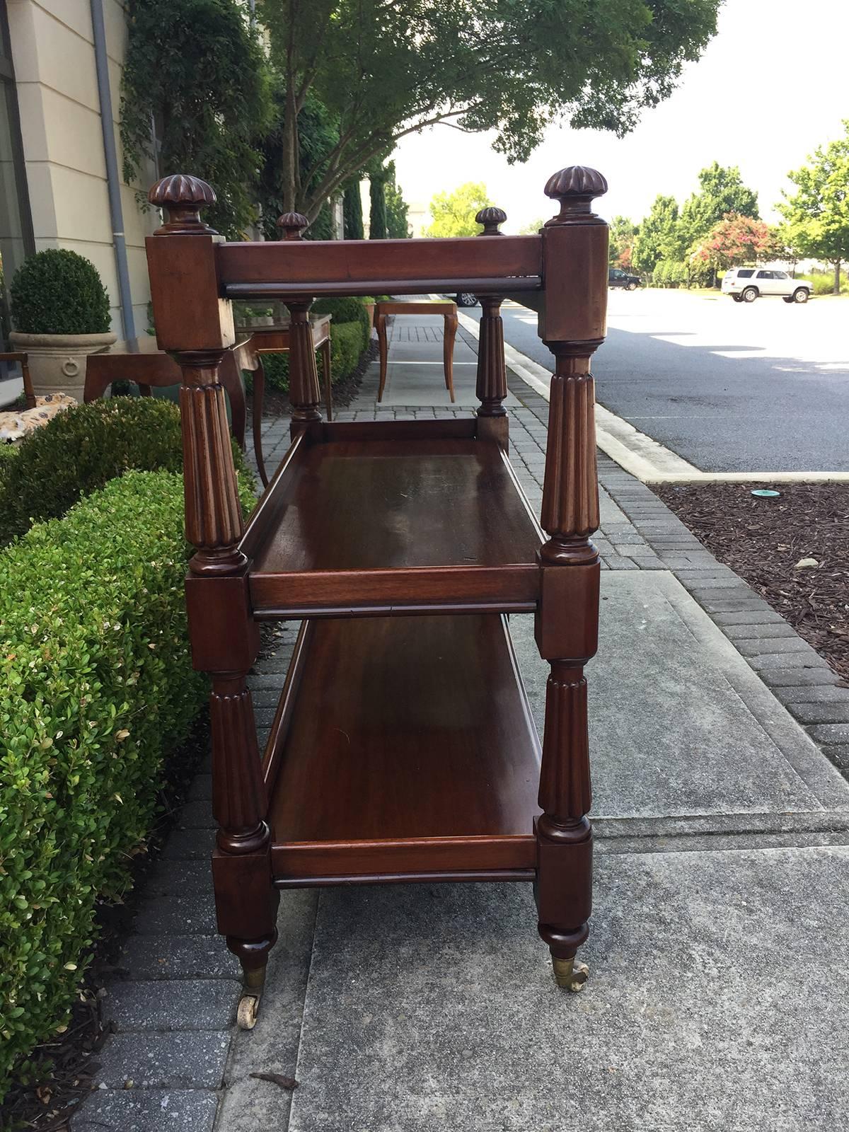 English Mahogany Regency Etagere, circa 1820-1840 In Good Condition In Atlanta, GA