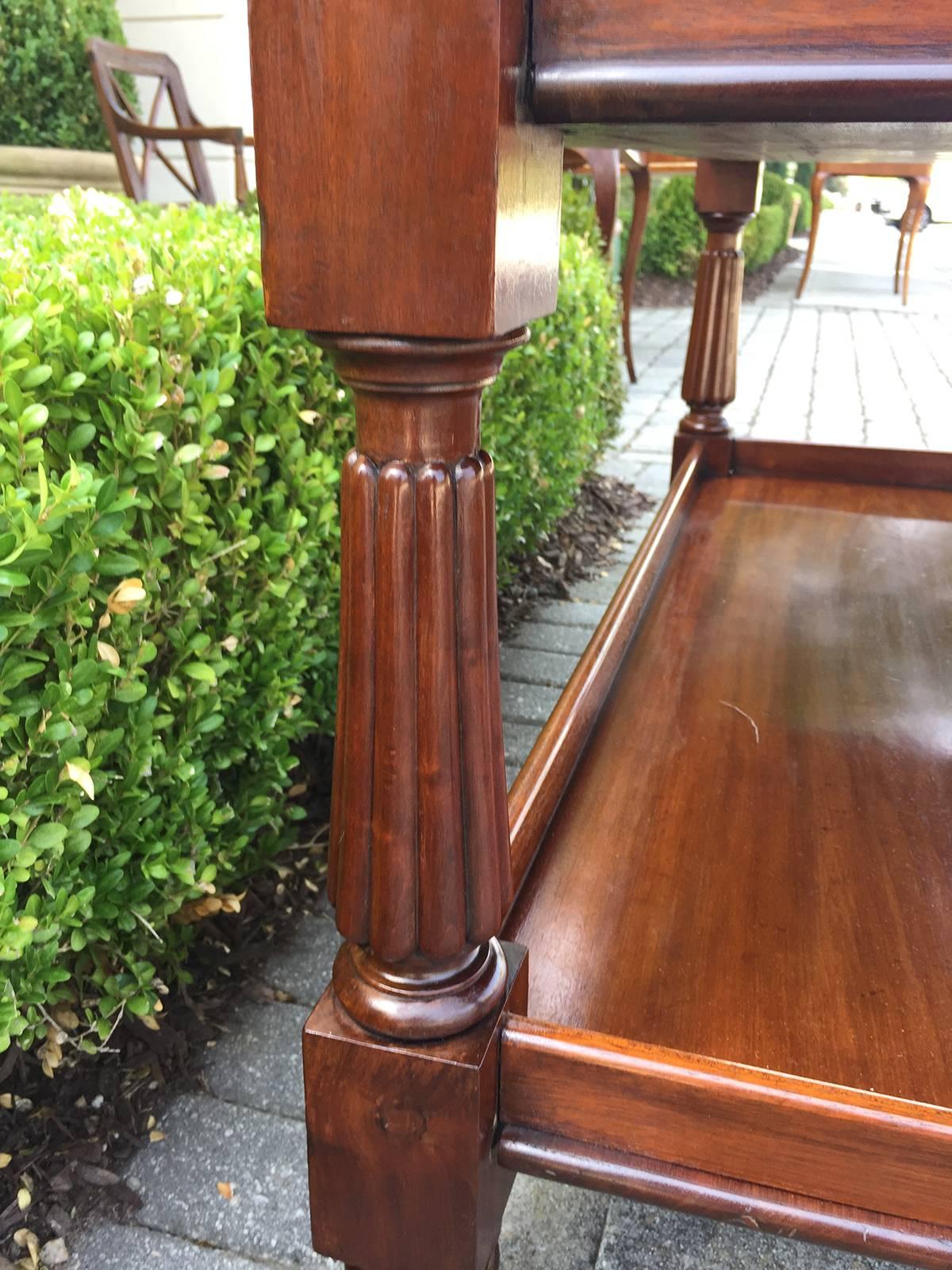 English Mahogany Regency Etagere, circa 1820-1840 1