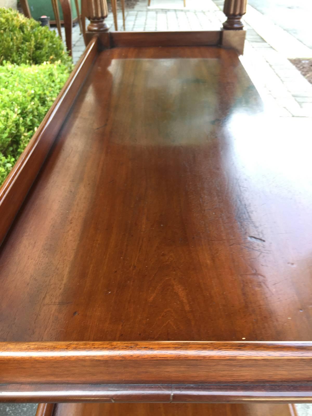 English Mahogany Regency Etagere, circa 1820-1840 2