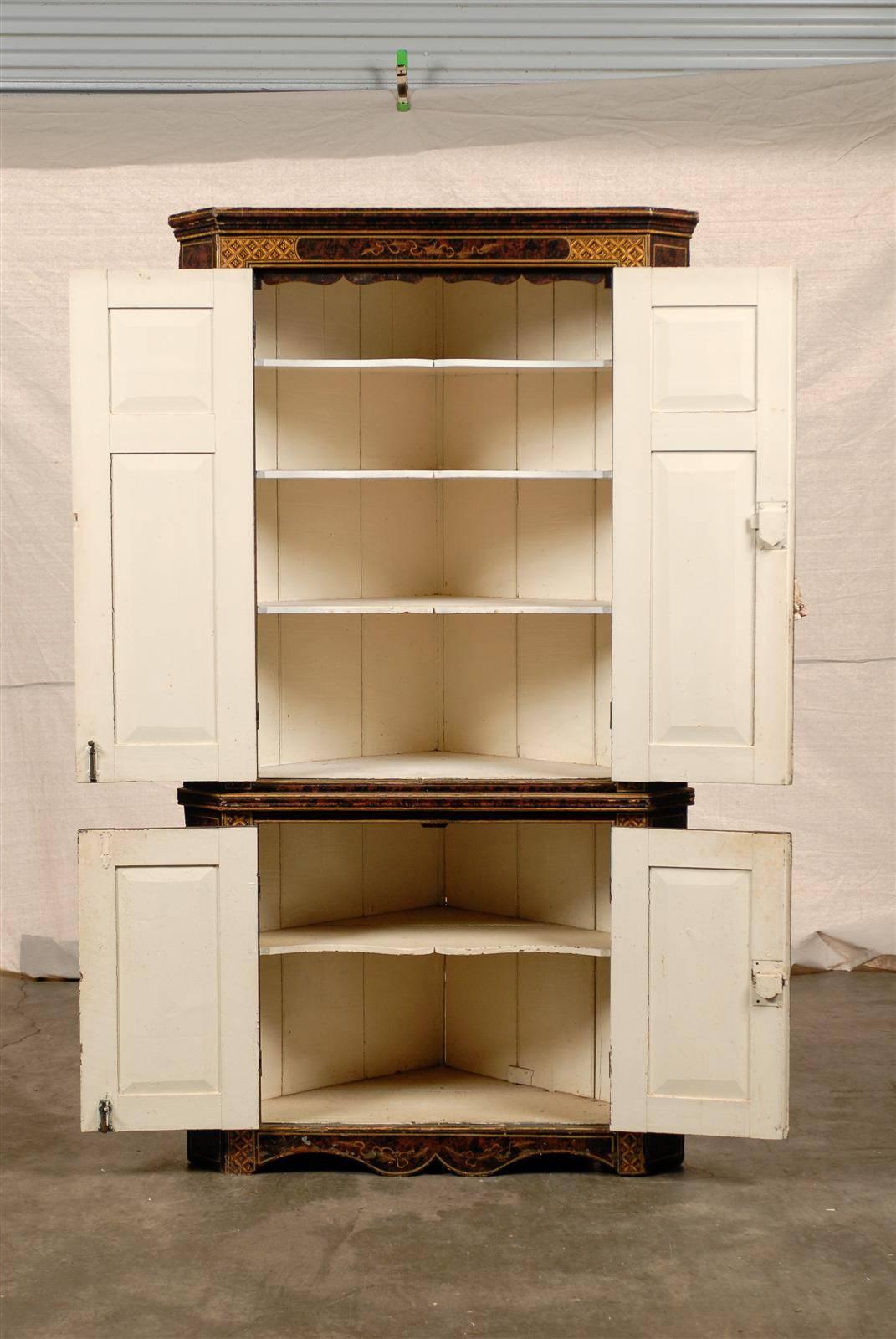 19th Century Chinoiserie Corner Cabinet 2
