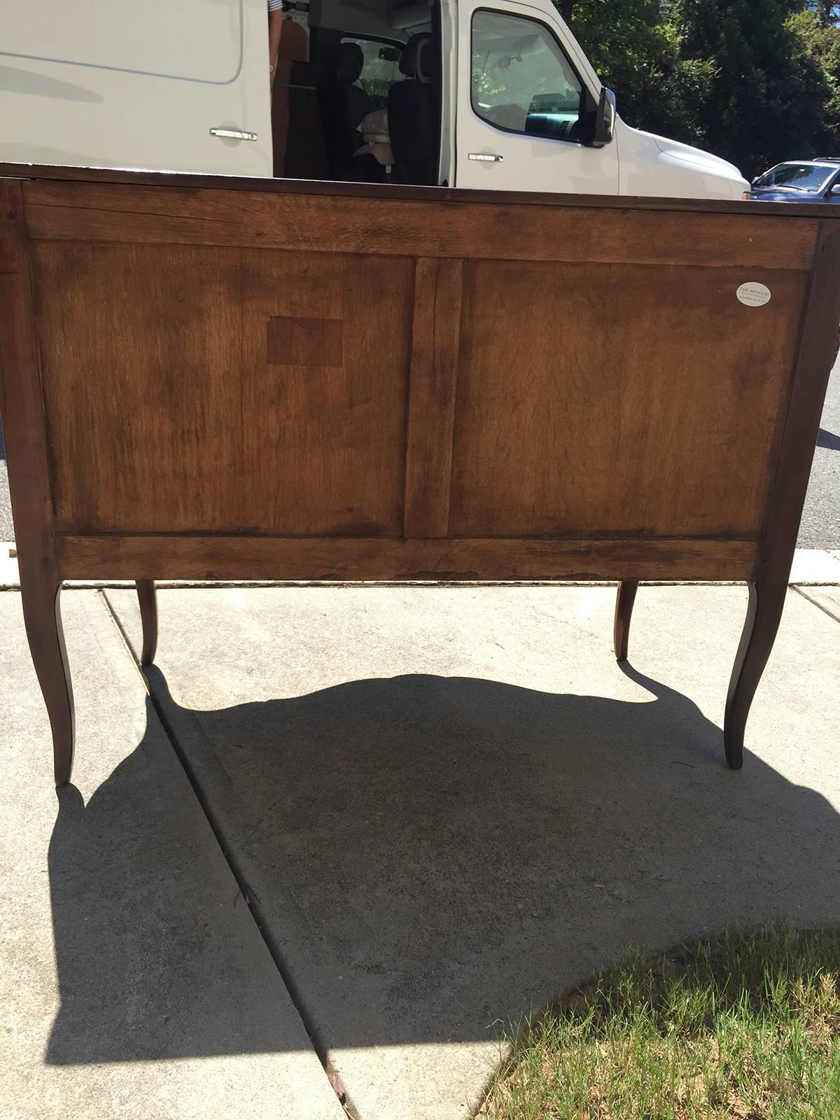 Two-Drawer Italian Style Walnut Commode, circa 1920s 5