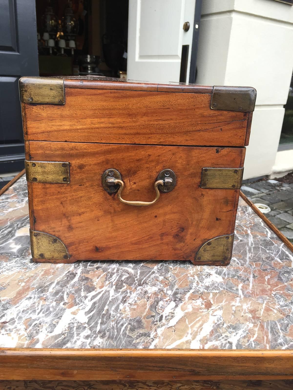 Early 19th Century Small Camphor Wood Trunk In Good Condition In Atlanta, GA