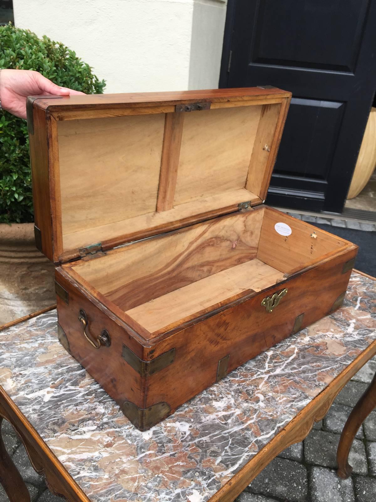 Early 19th Century Small Camphor Wood Trunk 5