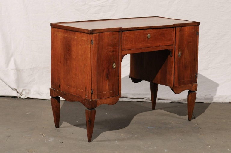 Probably 18th Century, Italian Fruitwood Desk For Sale at 1stdibs