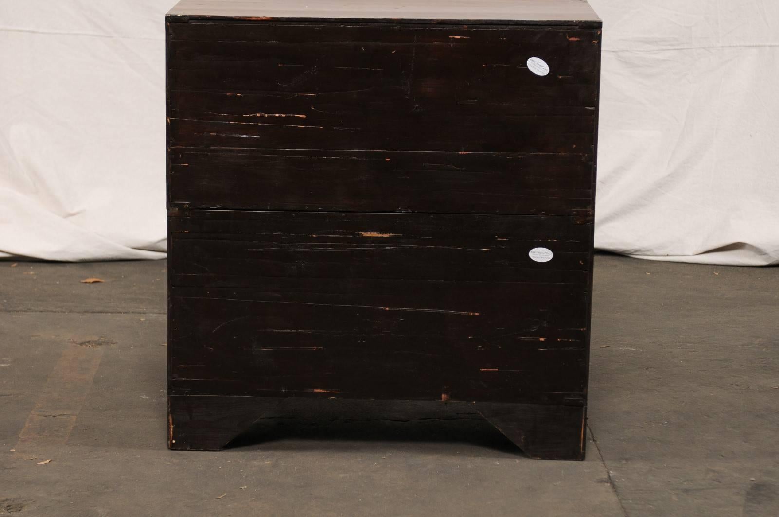 19th Century Campaign Chest, Exotic Wood 5
