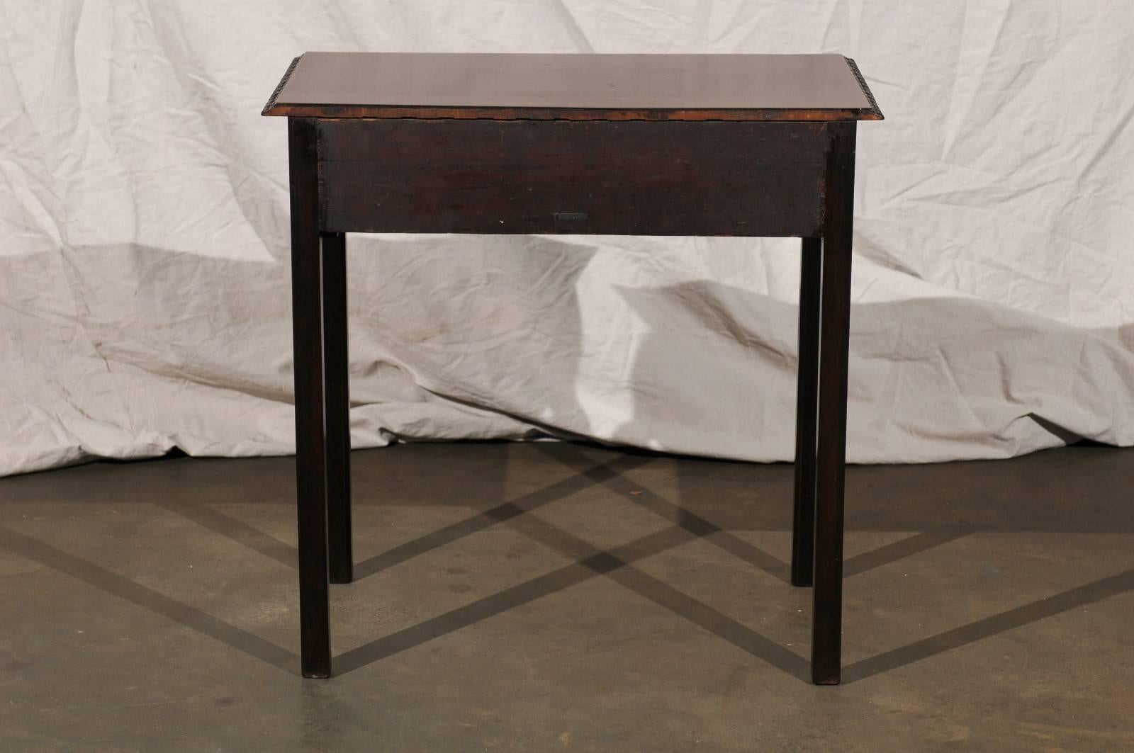 18th Century English Provincial Two-Drawer Table 5