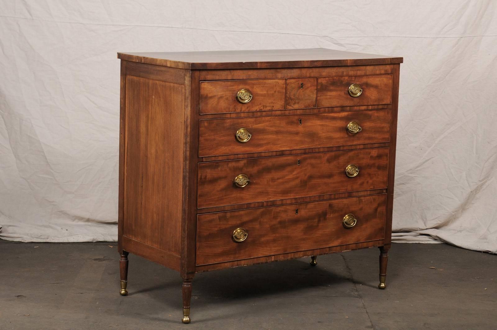 Early 19th Century New York Federal Chest of Drawers, circa 1810