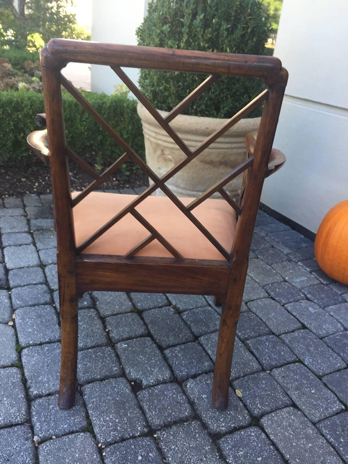 18th Century Early Cockpen Style English Arm Chair For Sale 3