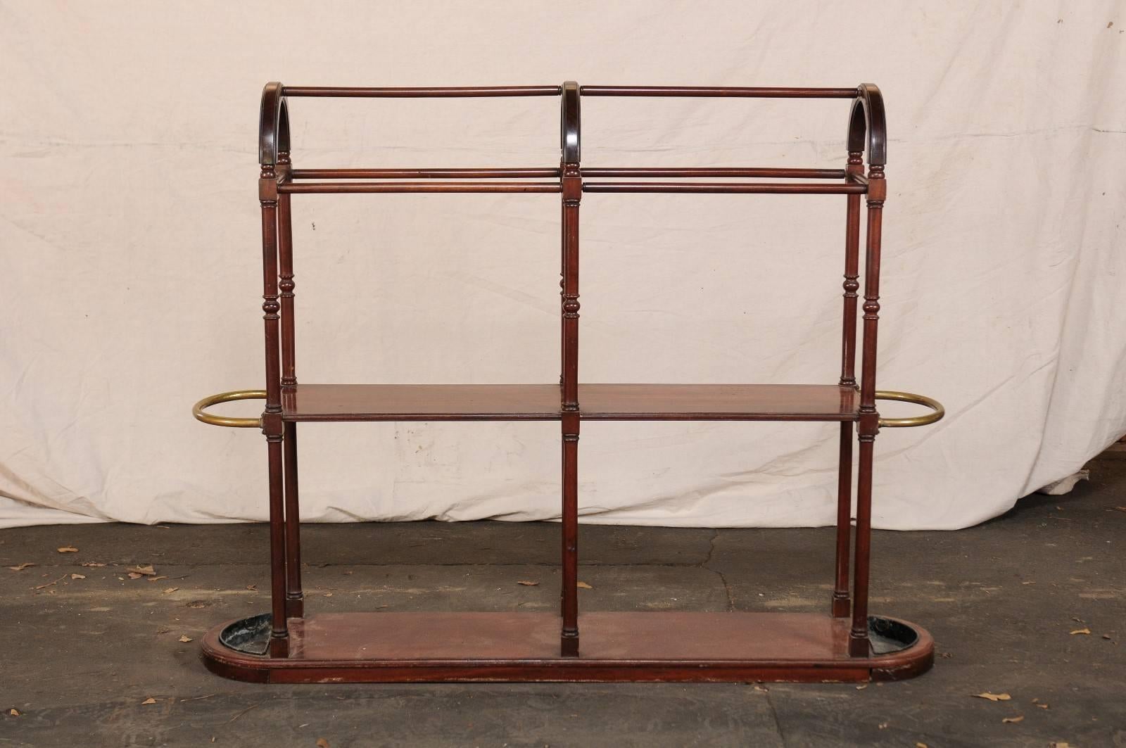 19th Century Long Newspaper Holder/ Umbrella Stand For Sale 4