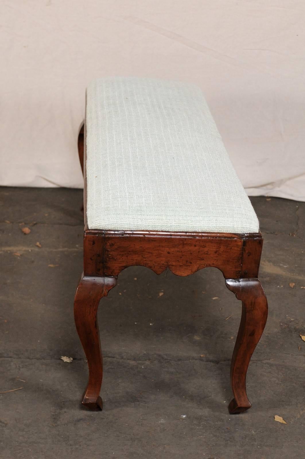 19th Century Fruitwood Bench 2