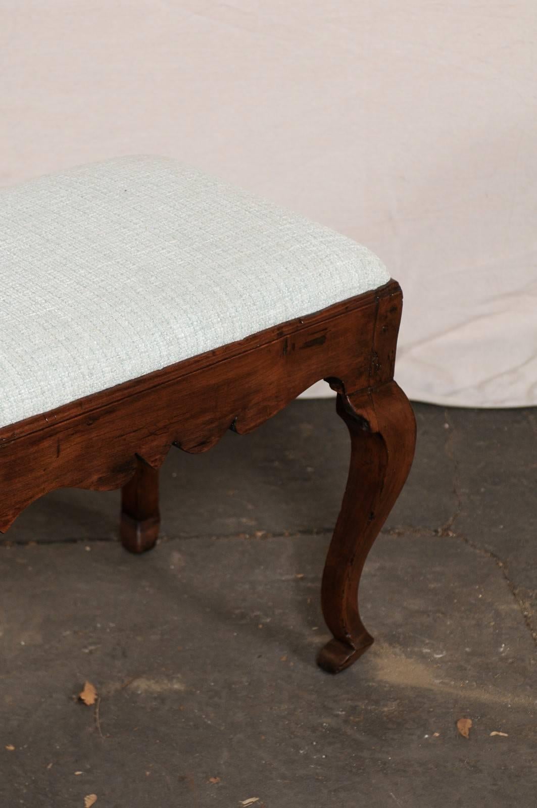 19th Century Fruitwood Bench 6