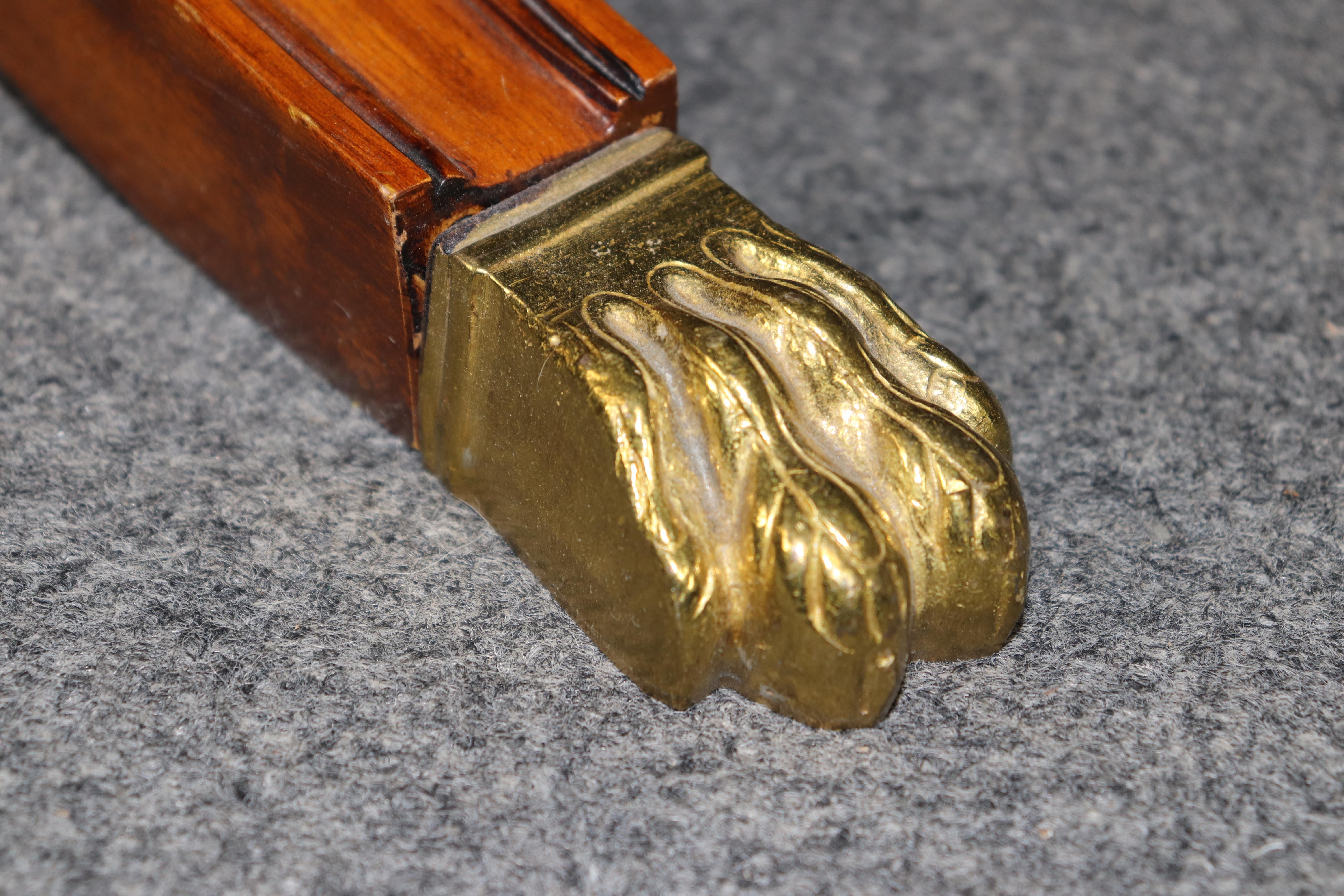 Italian Regency Style Embossed Leather Top Desk im Angebot 9