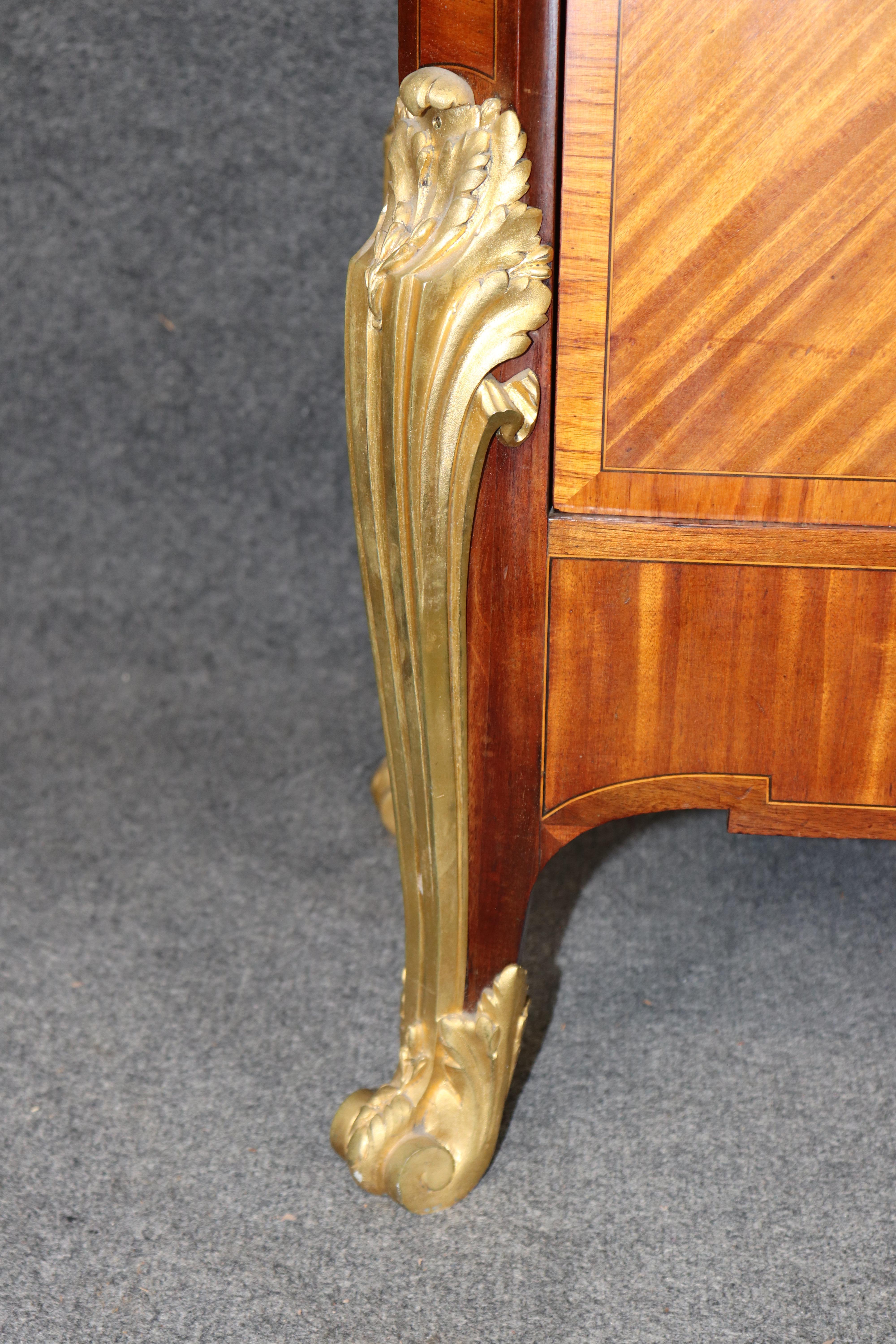French Louis XV Style Bronze Ormolu Mounted Tall Case Clock Manner of Zwiener For Sale 3